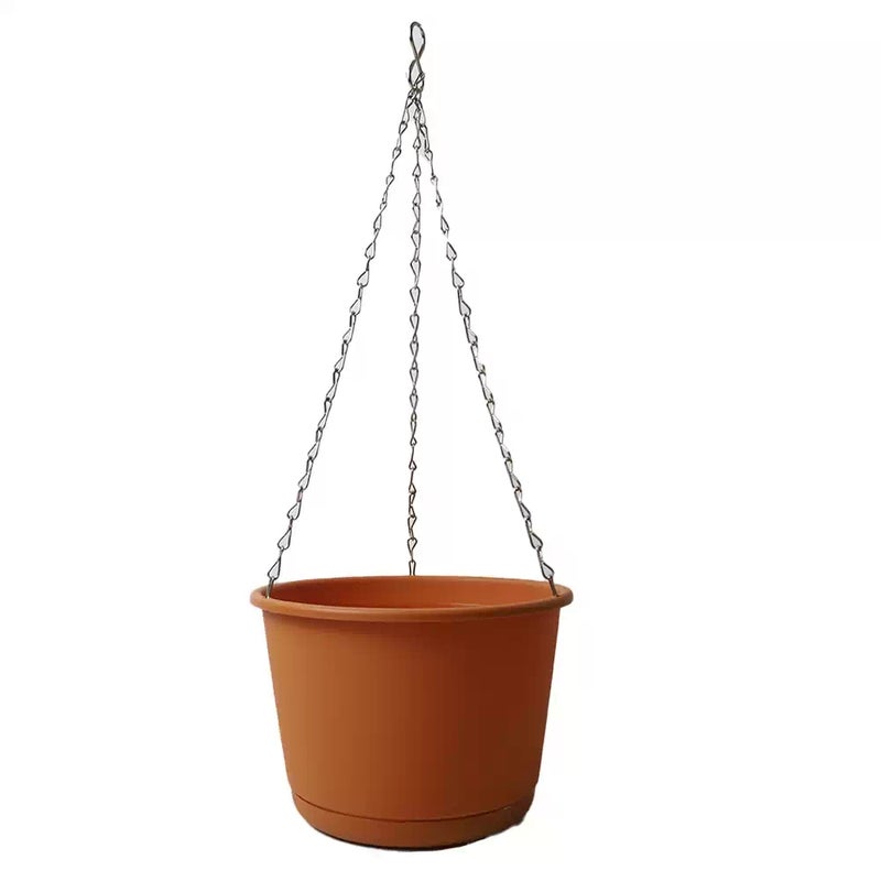Plastic Plants Pot Container Indoor and Outdoor Hanging Plant Holder- 21X15cm - Image 1