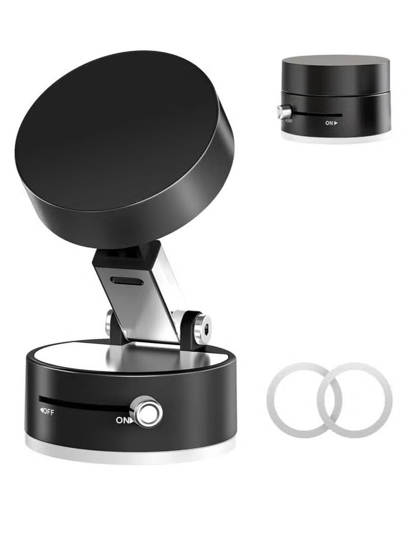 TIGER Vacuum Suction Magnetic Car Phone Holder – Strong Grip Magnetic Mount for Dashboard, Windshield, Truck, or Table | Universal Magnetic Kit for Smartphones & Tablets | Adjustable, Stable, and Easy to Install | Anti-Slip Design - Image 5