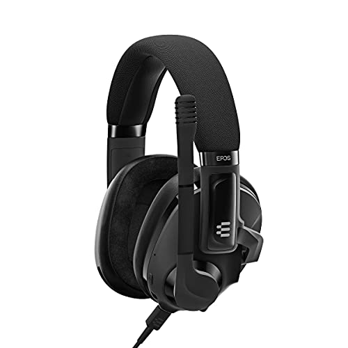 EPOS H3 Hybrid - Closed Acoustic Gaming Headset with Bluetooth - USB-A PC & 3.5mm Console Cable - Dual Microphones - Lightweight - Easy Adjustment - Long Battery Life - Multi-Platform Compatible Black - Image 3