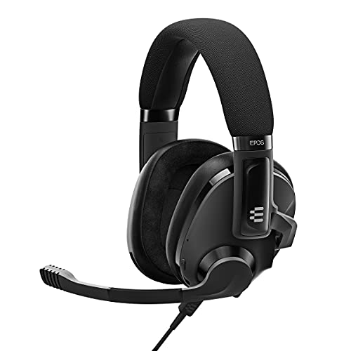 EPOS H3 Hybrid - Closed Acoustic Gaming Headset with Bluetooth - USB-A PC & 3.5mm Console Cable - Dual Microphones - Lightweight - Easy Adjustment - Long Battery Life - Multi-Platform Compatible Black - Image 1