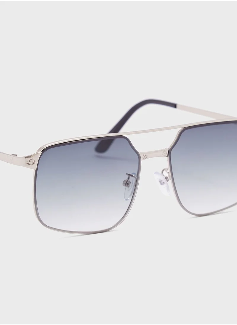 سفنتي فايف Oversize Aviator Sunglases