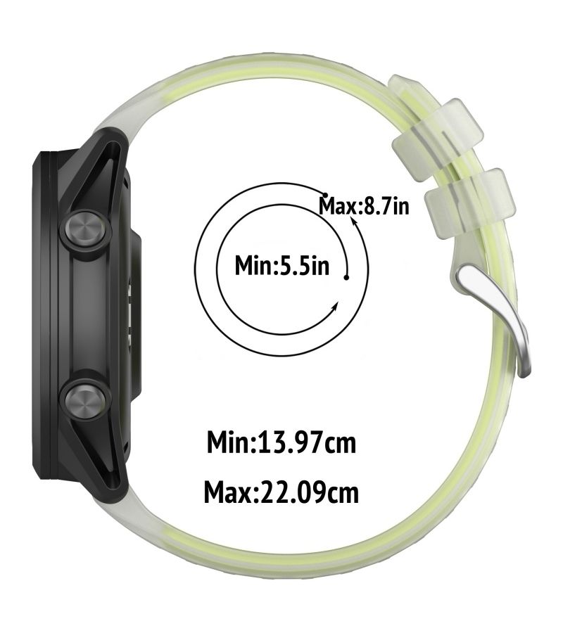Blue Silicone Jelly Strap For Huawei Watch D2 Adjustable Dual Color Design Soft Comfortable Outdoor Sports Replacement Band Unisex Trendy Fashion Suitable For Various Occasions Ideal Festive Gifts - Image 2