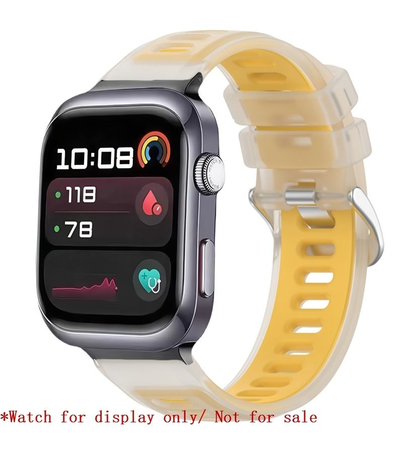 Blue Silicone Jelly Strap For Huawei Watch D2 Adjustable Dual Color Design Soft Comfortable Outdoor Sports Replacement Band Unisex Trendy Fashion Suitable For Various Occasions Ideal Festive Gifts - Image 5