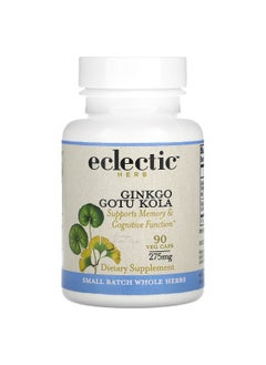 Eclectic Herb Eclectic Herb, Ginkgo Gotu Kola, 275 mg, 90 Veg Caps 