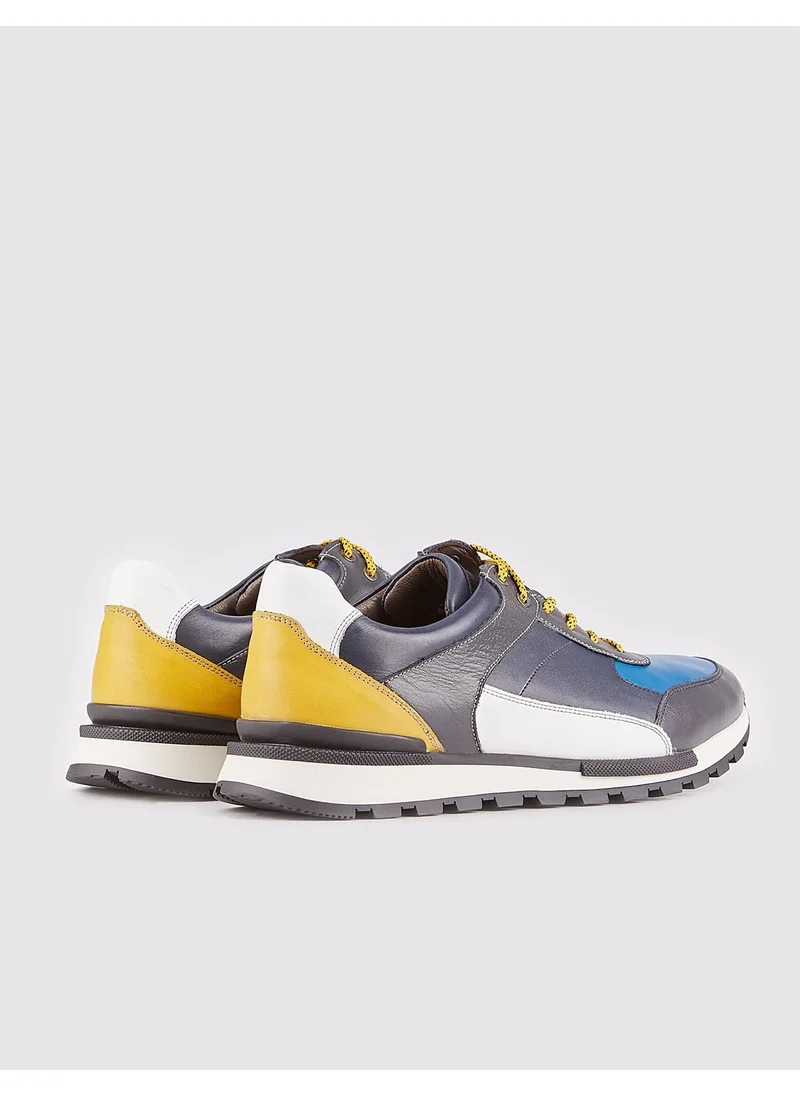 Cabani Gray Lace-Up Men's Sports Shoes