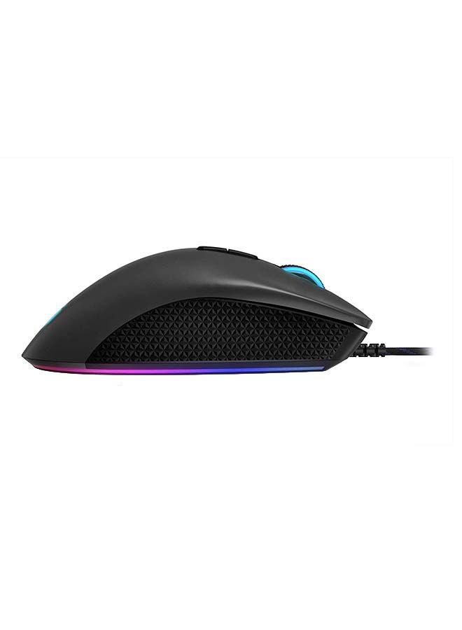 لينوفو ماوس الألعاب Legion M500 RGB، ما يصل إلى 16000 نقطة في البوصة، 50 جيجا، 400 نقطة في الثانية، 7 أزرار قابلة للبرمجة، متانة زر 50 مليون L/R - Image 3