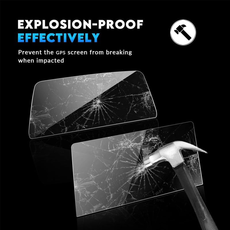 INTGET 2 PCS Screen Protector for 2024 2025 2026 VW/Volkswagen ID.4/2025 ID.Buzz Accessories Navigation GPS & Dash Tempered Glass Center Touch Screen Display Touchscreen Protective(12.9+5.3inch) - Image 3