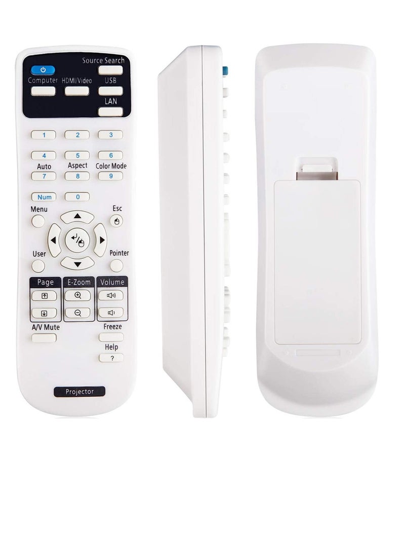 Generic - Universal Remote Control for Projector Compatible with All Epson Projector Home Cinema Power lite EB EX VS Bright Link EMP Series Projectors - Image 1