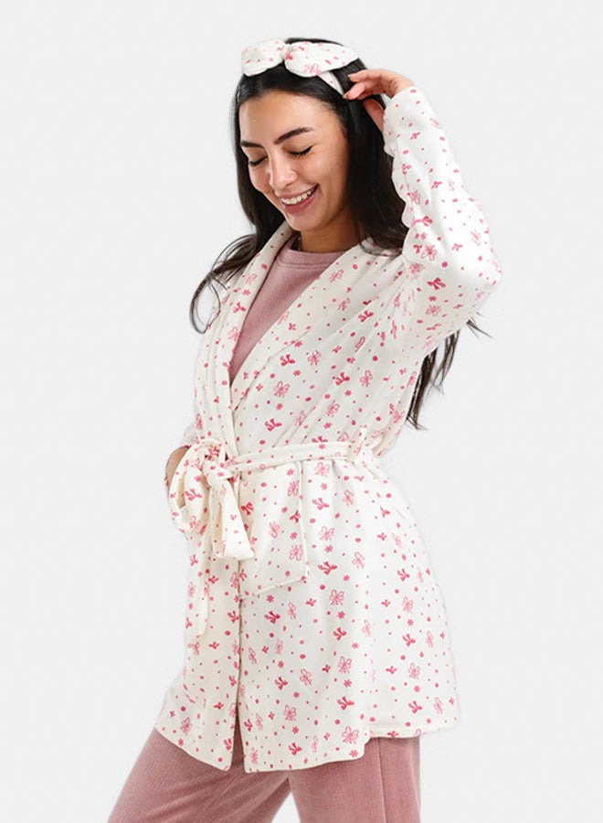 Carina All Over Printed Robe - Image 2