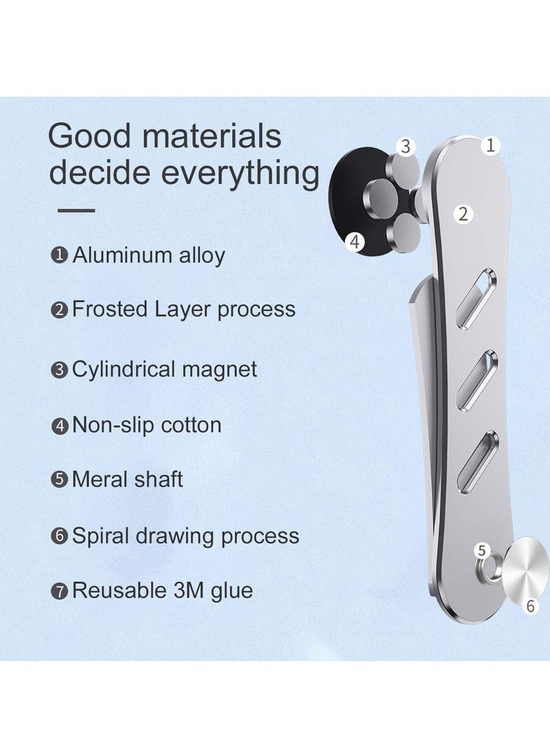 KASTWAVE Magnetic Phone Holder for Laptop Laptop Side Mount Clip Computer Monitor Expansion Bracket Adjustable Laptop Compatible with Most Laptop Extension Bracket - Image 4