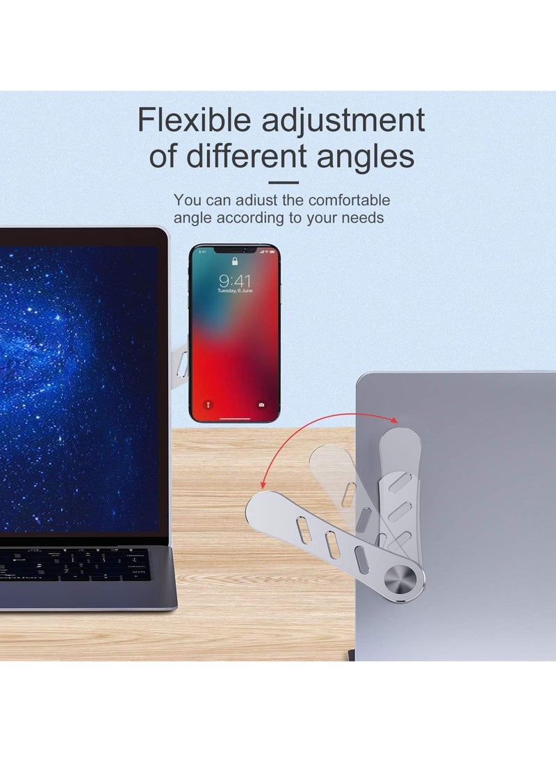 KASTWAVE Magnetic Phone Holder for Laptop Laptop Side Mount Clip Computer Monitor Expansion Bracket Adjustable Laptop Compatible with Most Laptop Extension Bracket - Image 2