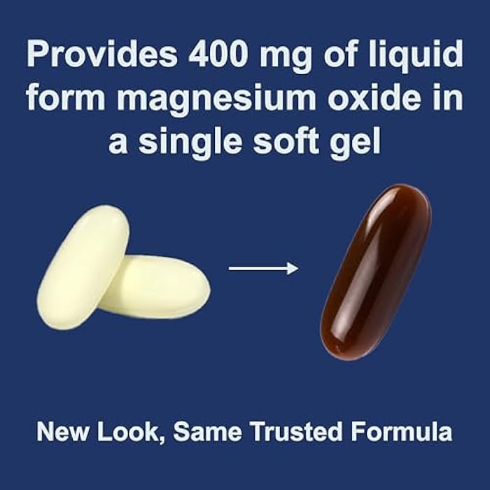 Carlson - Magnesium Gels, 400 mg of Magnesium per Softgel, Heart & Muscle Support, Magnesium Gel Caps, Bowel Function, Magnesium Supplement, 100 Softgels - Image 3