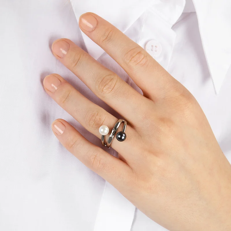 Karl Lagerfeld  Pearl collection Womens's   Ring - KLAYR25014 for Women | Best Price UAE