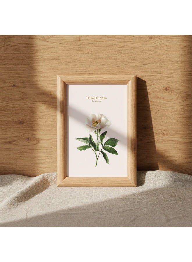 Wood Grain A4 Photo Frames Set of 2 – MDF Document Frame 8.3x11.7 in (21x29.7 cm) – Wall Mount or Tabletop Display, Vertical & Horizontal Stand (2, Wood Grain Color) - Image 4