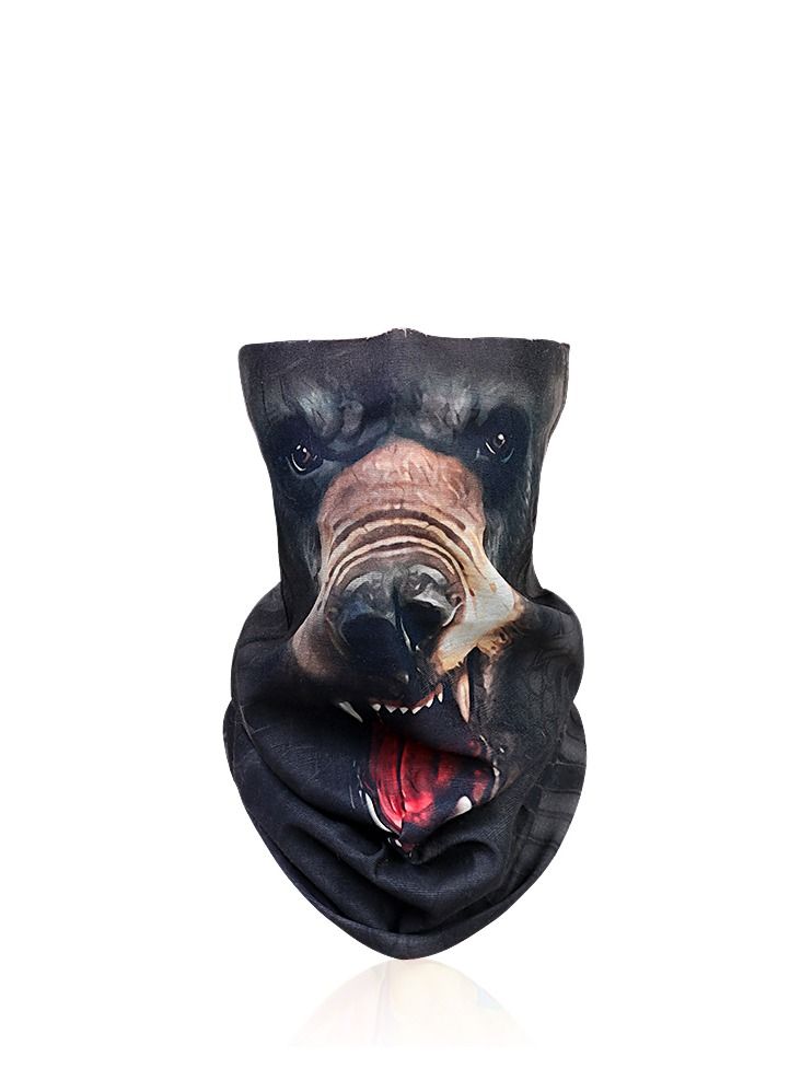 جولوف جوي قناع للوجه والرقبة - تصميم الذئب