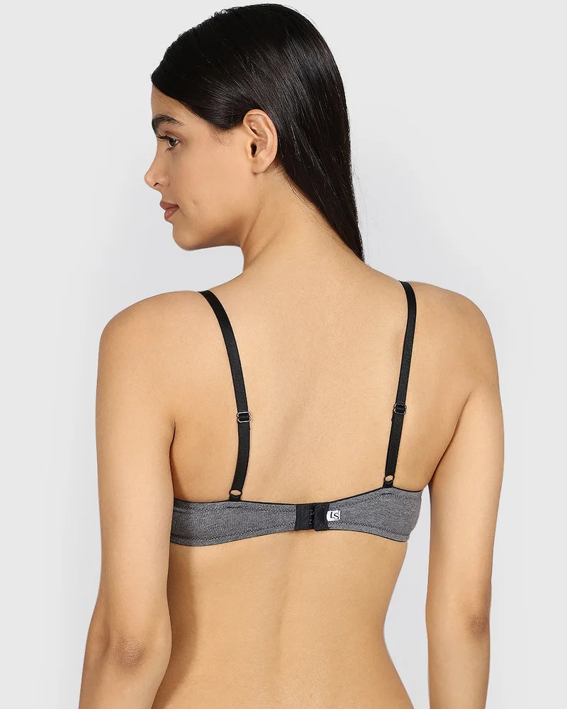 لا سينزا La Senza Remix Plunge Pushup Heather Bra