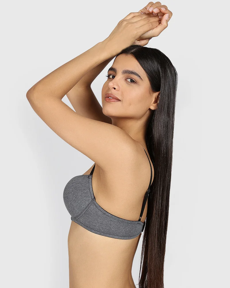 لا سينزا La Senza Remix Plunge Pushup Heather Bra