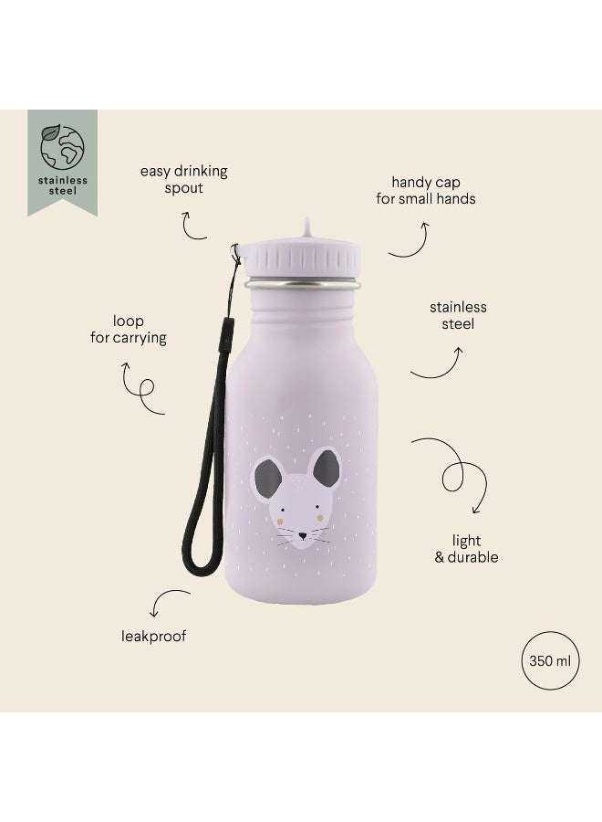Trixie Stainless Steel Drinking Bottle (350ml) - Mrs. Mouse Design - Image 3