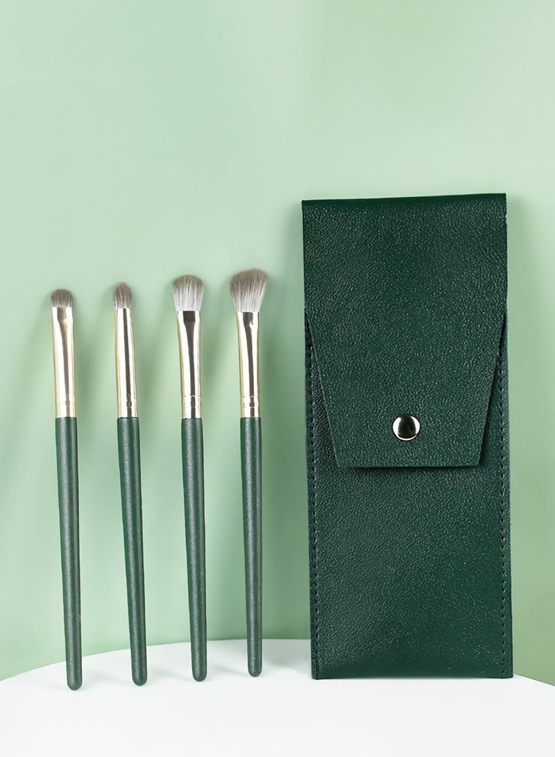 اوكيل مجموعة فرش مكياج العيون المكونة من 4 قطع مع حقيبة سفر - Image 1