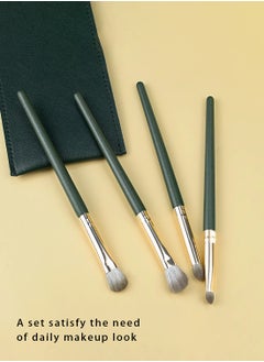 OCHEAL 4 Piece Eye Makeup Brush Set Eyeshadow Contour Brushwith Travel Pouch  - Image 1