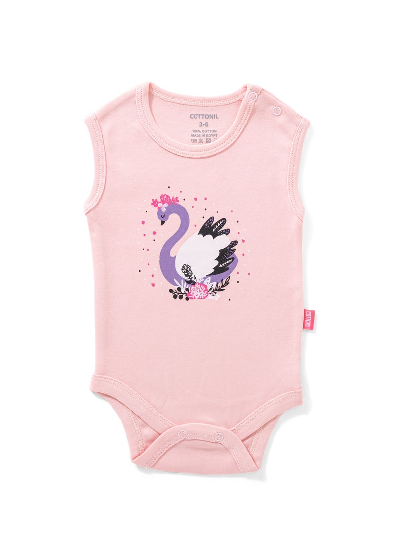 COTTONIL Pack of 6 Cotton Wide Cut Bodysuit for Baby - Image 3