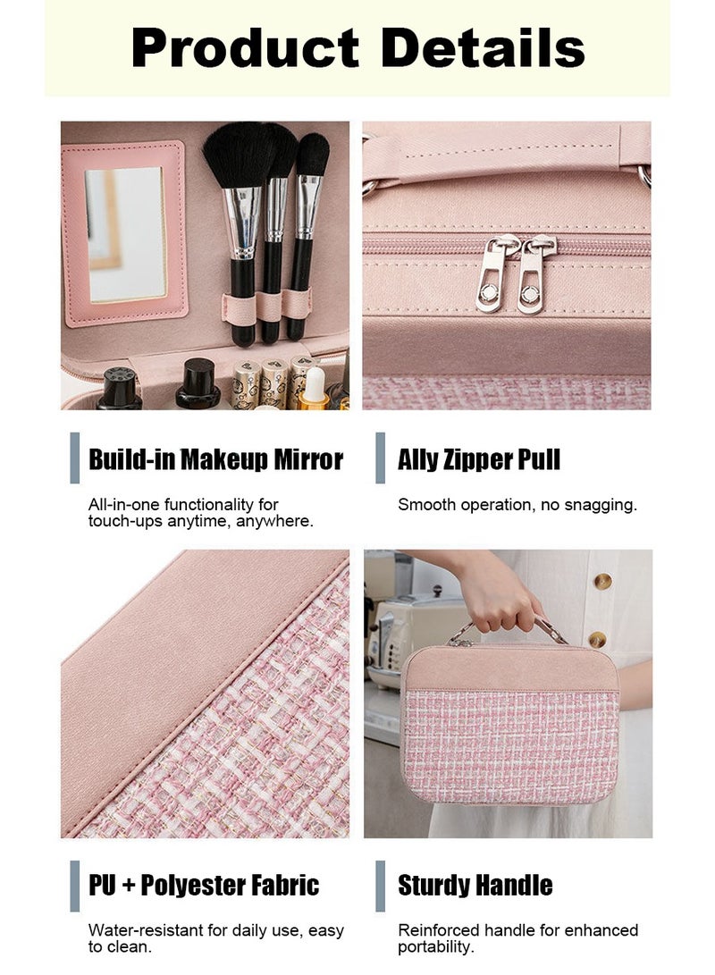 ﻿Birthday gift for Ladies Handmaid of honor gift box makeup bag Wedding gift Bride Wedding Air Cushion Massage Comb Pearl Handle Glass Bottle Tulip Hand Cream - Y18 ﻿ - Image 4