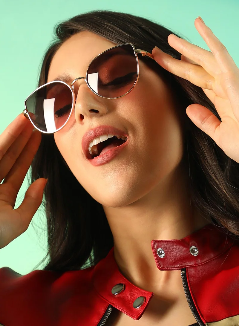 صوص هاوت Gradient Cateye Sunglasses