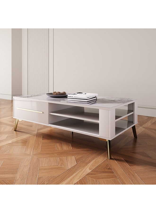 Home Box Pearl Sintered Stone Top Coffee Table 120 x 43 x 60 cm  - Image 2