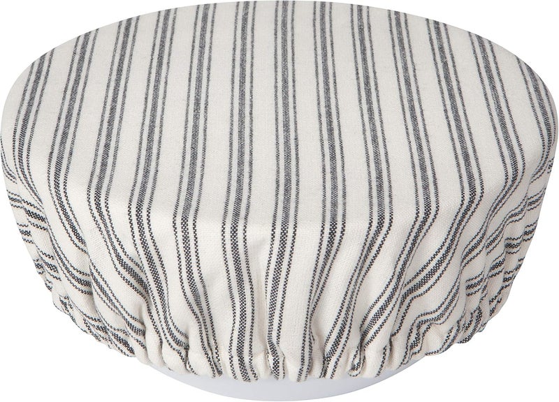Now Designs Now Designs Reusable Bowl Cover to Reduce Waste Ticking Stripe  Large  Medium  Set of 2 - Image 2