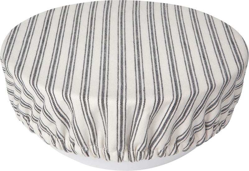 Now Designs Now Designs Reusable Bowl Cover to Reduce Waste Ticking Stripe  Large  Medium  Set of 2 - Image 4