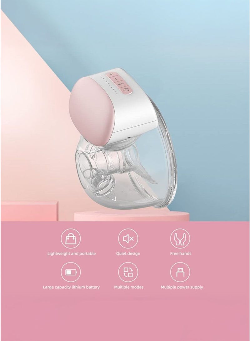 BB-P1 Wearable Pump Hands Free Electric Single Portable Wearable Cup 8oz/ 240ml BPA-free 3 Modes 10 Suction Levels Comfort Breastfeeding Milk Collector With 28mm Flange - Image 5