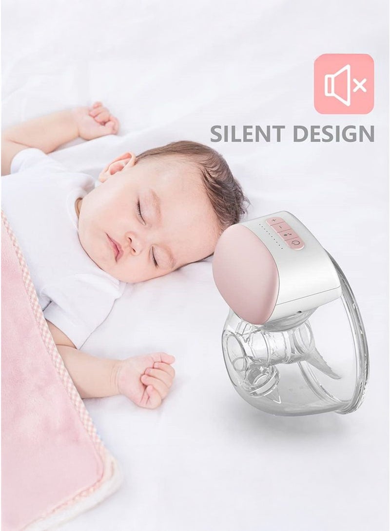 BB-P1 Wearable Pump Hands Free Electric Single Portable Wearable Cup 8oz/ 240ml BPA-free 3 Modes 10 Suction Levels Comfort Breastfeeding Milk Collector With 28mm Flange - Image 4