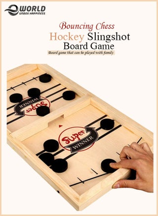 Bouncing chess hockey slingshot board game played by two intractive players best for indoor parties - pzsku/Z0AD52179DBE6F59A098AZ/45/1746705767/4e18d20c-942e-4938-b019-5a42c701d179