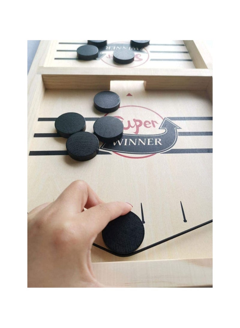 Bouncing chess hockey slingshot board game played by two intractive players best for indoor parties