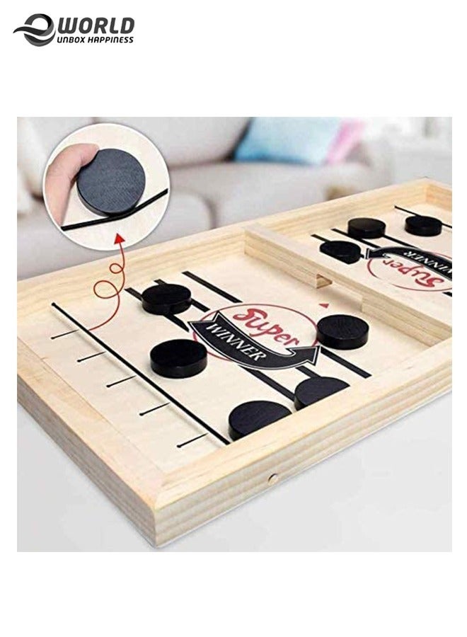 Bouncing chess hockey slingshot board game played by two intractive players best for indoor parties