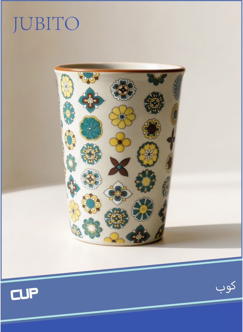 JUBITO cup, ceramic mug, 265ml handheld coffee mug, vintage mug, tea mug, holiday gift, birthday gift - Image 1