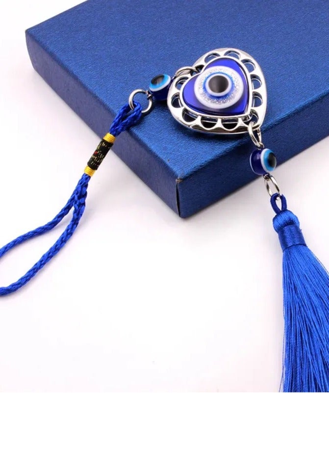 Generic Stylish and distinctive car pendant with eye design wonderful accessory blue color  - Image 1