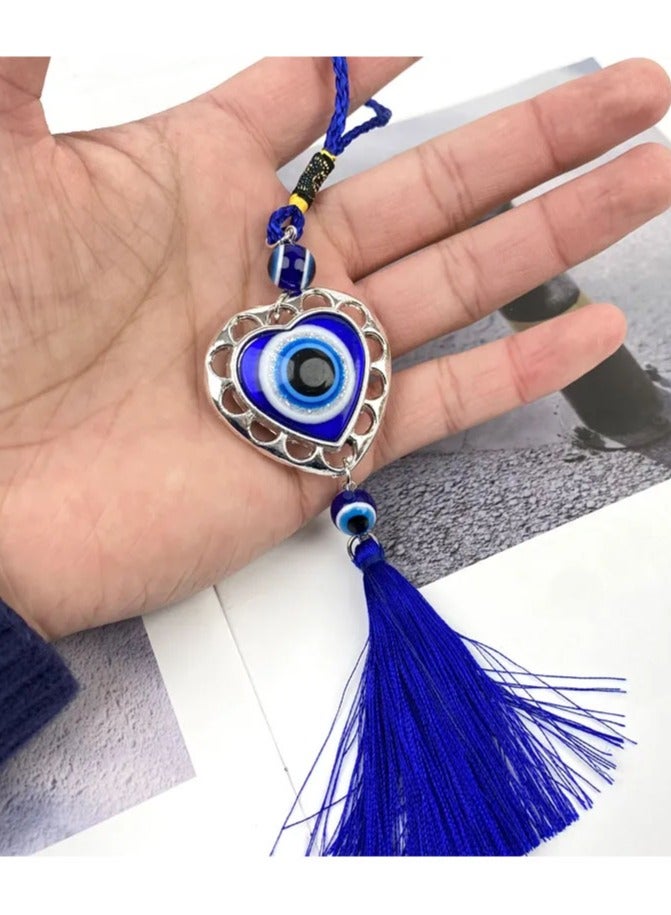 Generic Stylish and distinctive car pendant with eye design wonderful accessory blue color  - Image 2