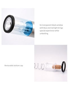 Beram Electric Wine Opener, Automatic Bottle Corkscrew, LED Light, Foil Cutter Base, Matte Surface, Button Control, Transparent Shell Head Design  - Image 5
