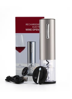 Beram Electric Wine Opener, Automatic Bottle Corkscrew, LED Light, Foil Cutter Base, Matte Surface, Button Control, Transparent Shell Head Design  - Image 1