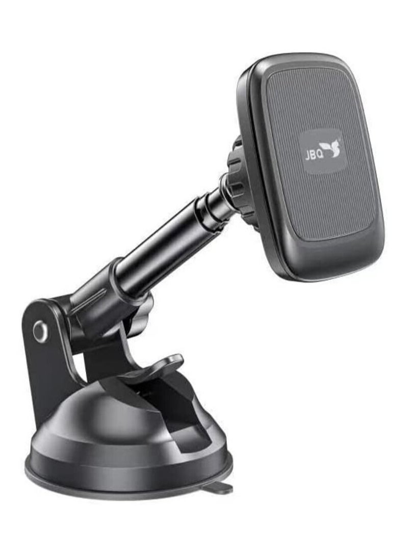 JBQ Car Mobile Phone Holder 720 Degree Adjustable Magnetic Dashboard Mobile Stand Windshield Cradle Suction, HLC-03 - Image 1