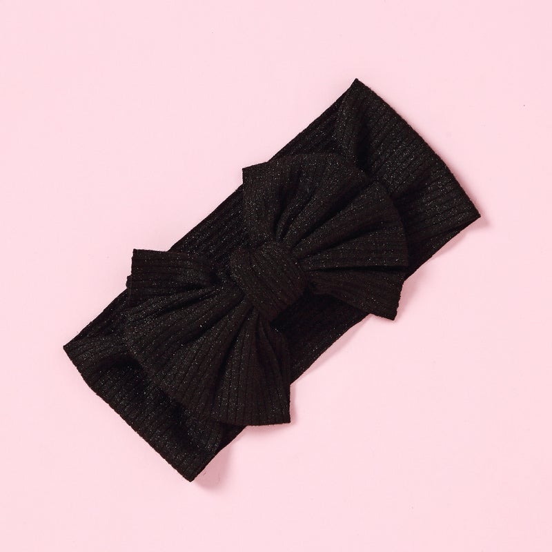 Generic European and American children's hair accessories bow headdress baby hair band handmade pit Guard Door baby headband in stock wholesale  - Image 1