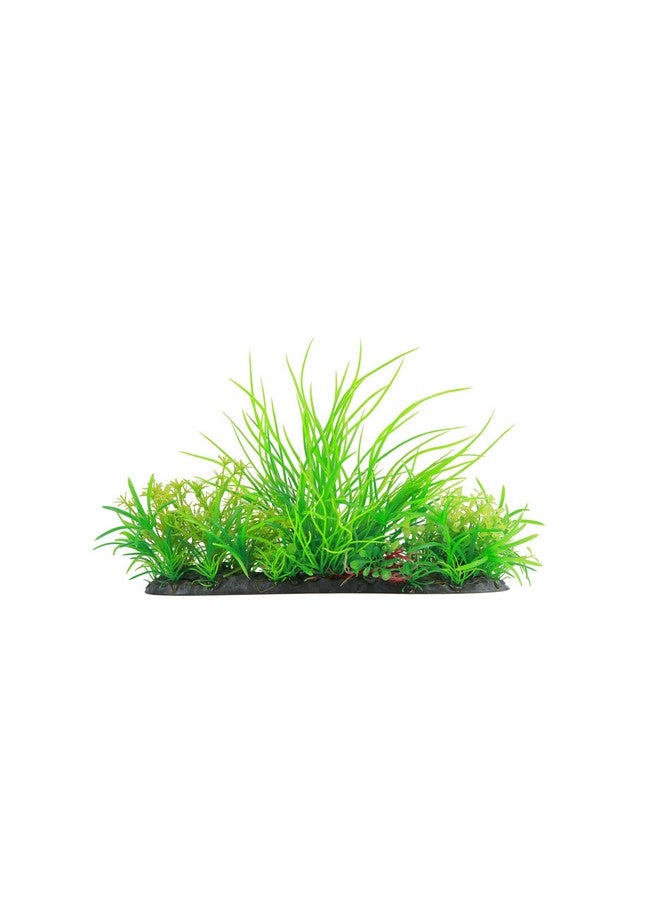 CNZ Aquarium Aquascape Artificial Plastic Plant, 10.5-inch x 8-inch, Green - Image 1