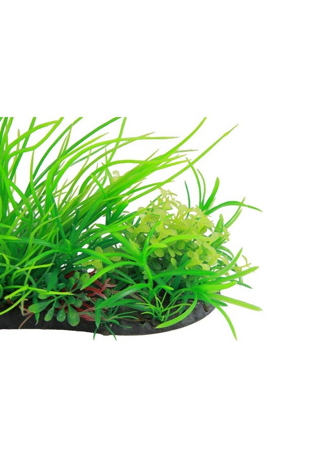 CNZ Aquarium Aquascape Artificial Plastic Plant, 10.5-inch x 8-inch, Green - Image 3