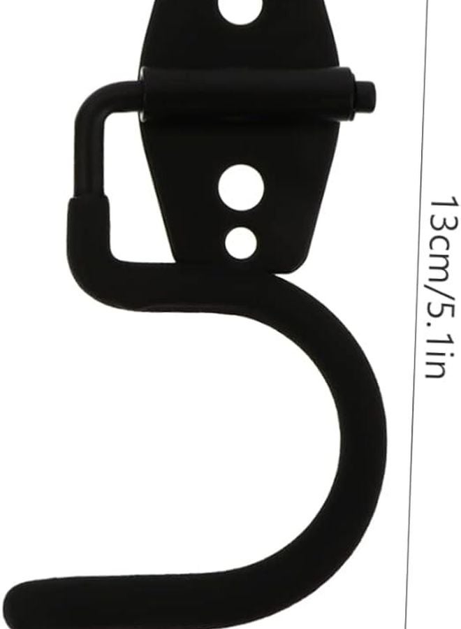 خطافات حائطية متينة للحمل الثقيل 5 قطع حامل مكنسة معدني منظِّم تخزين المرآب - Image 3