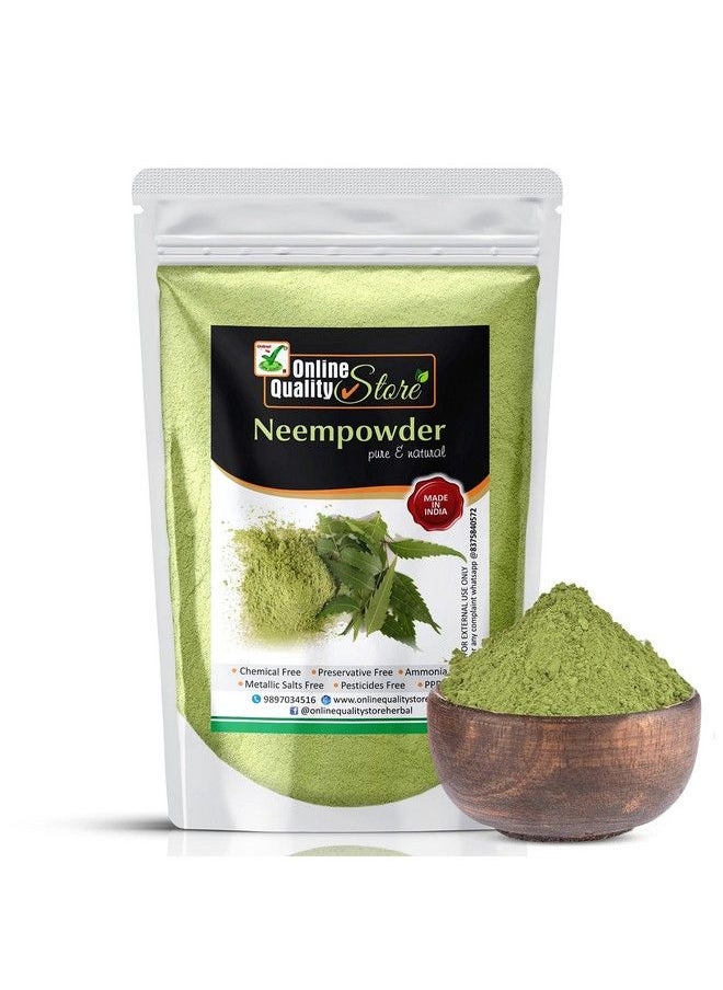 Online Quality Store Neem Powder For Face Pack ;Neem Powder ;Neem Powder For Face Pack Organic ;Pure Neem Powder ;Pure Organic Neem Powder For Facebodyskinhairplants ;Azadirachta Indica100G  - Image 2
