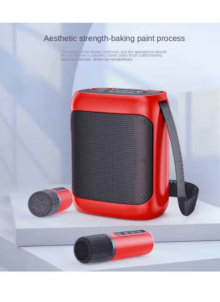 YS-220 Outdoor Karaoke Speaker Big Strap Speaker With Dual UHF Wireless Microphone Red - pzsku/Z0AD57CB5BBFF196A1D47Z/45/_/1733580051/165530ed-81e9-4b08-9bd6-153ba875d2f8