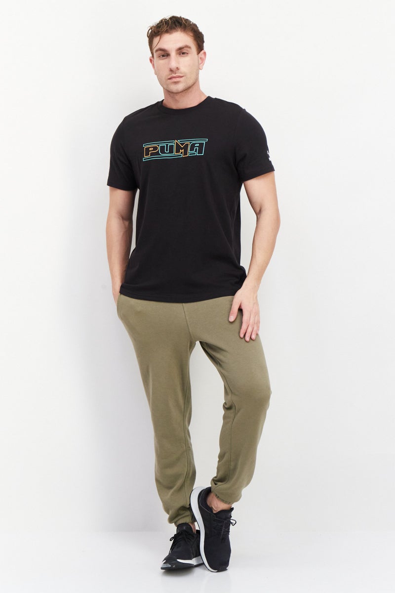 PUMA Men Sportswear Fit Short Sleeve Training T-Shirt, Black - Image 2