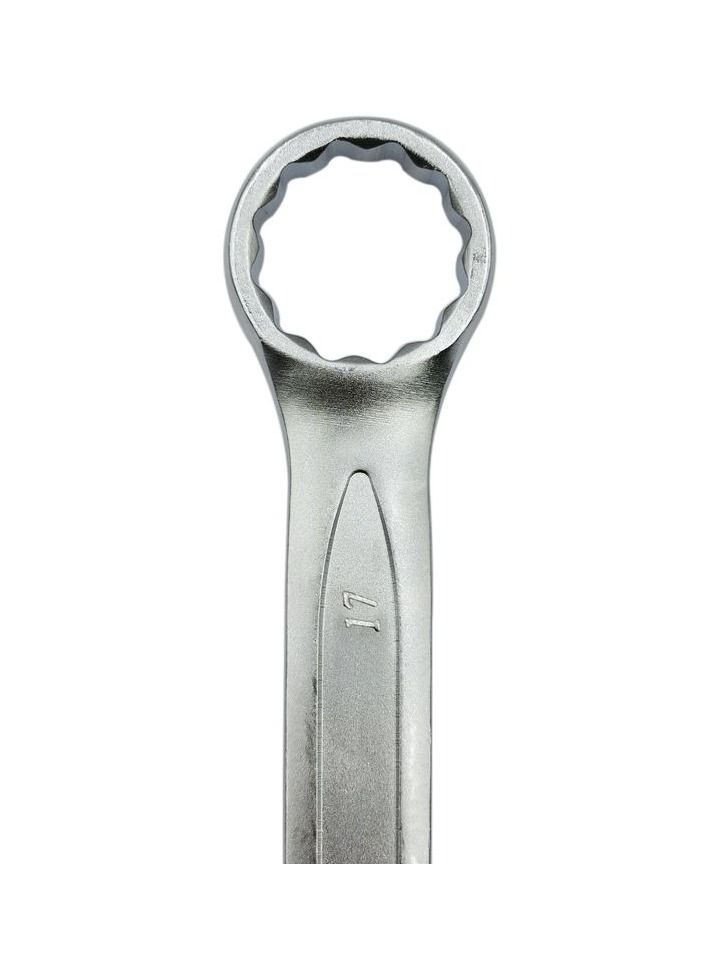 TOTAL 17 Size Double Side Spanner Combination Ring & Open End Spanner Chrome Vanadium 1 Pcs, TCSPA171 - Image 3
