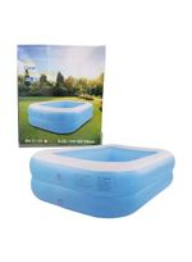 Inflatable children's swimming pool for home use 120x90x36cm. - Image 3